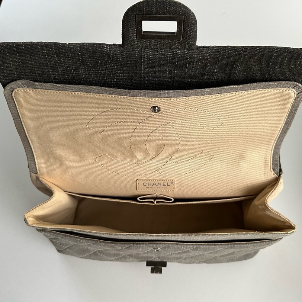 Chanel Denim Grey Reissue Medium Large Flap Bag - Picture 11 of 16